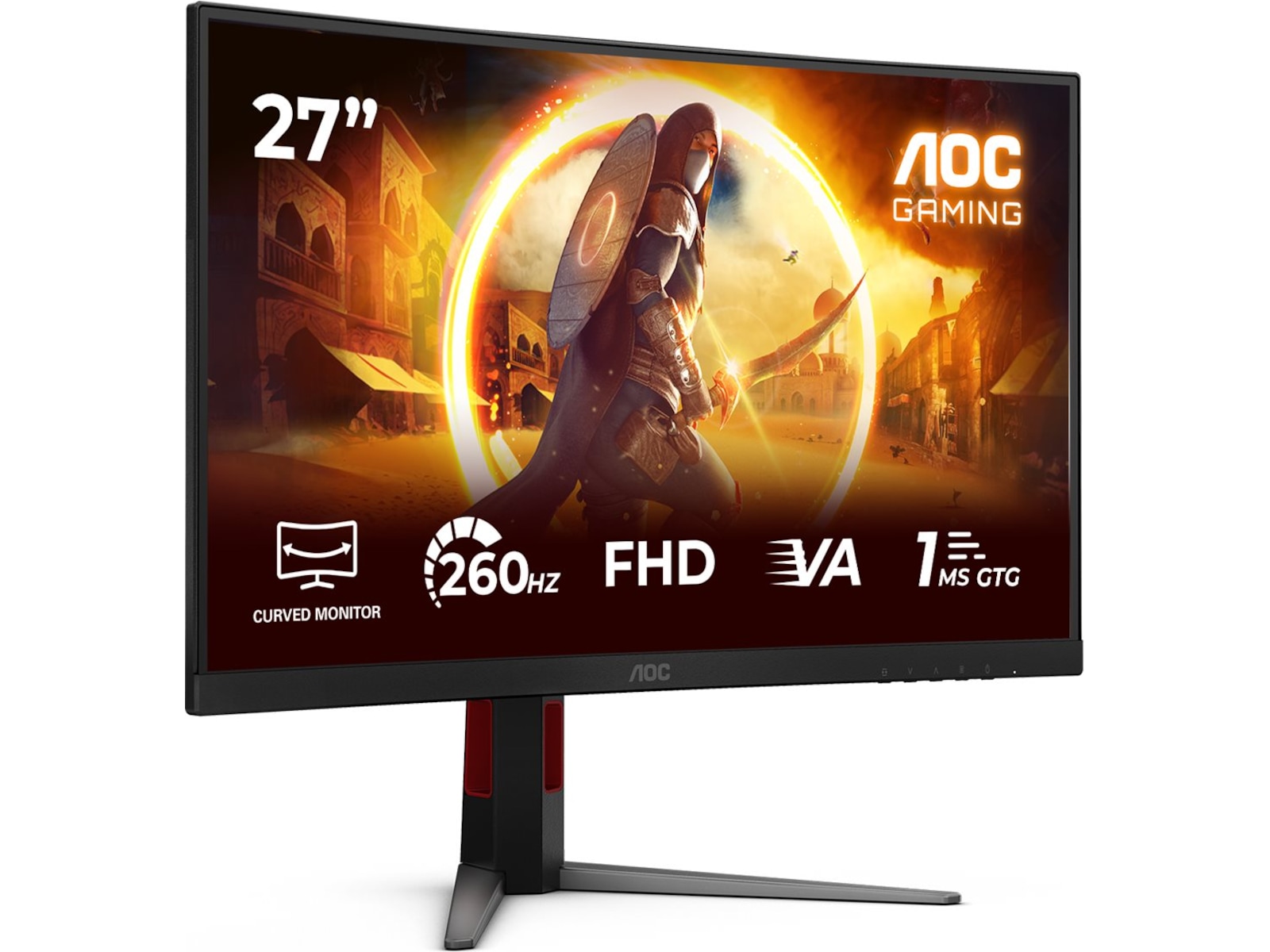 AOC 27" curved gamingskärm C27G4Z2 Gamingskärmar