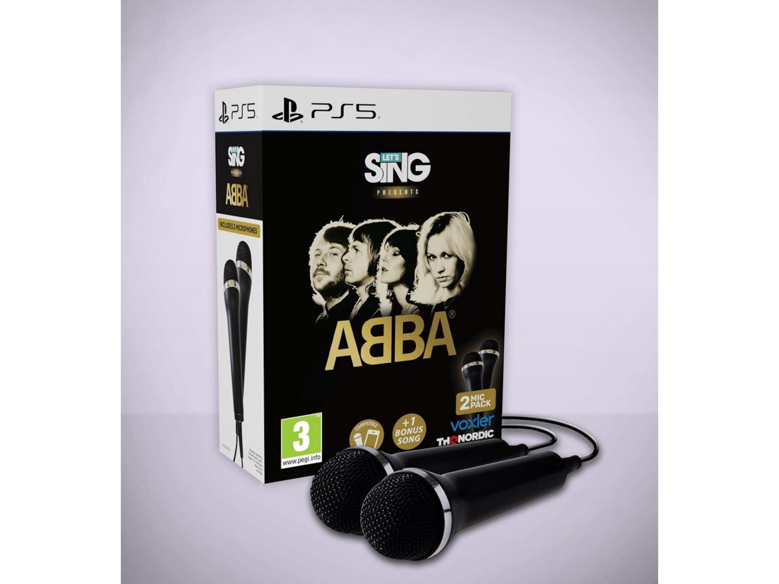Let's Sing Abba 2027 2 Mic Bundle Spel till Playstation 5