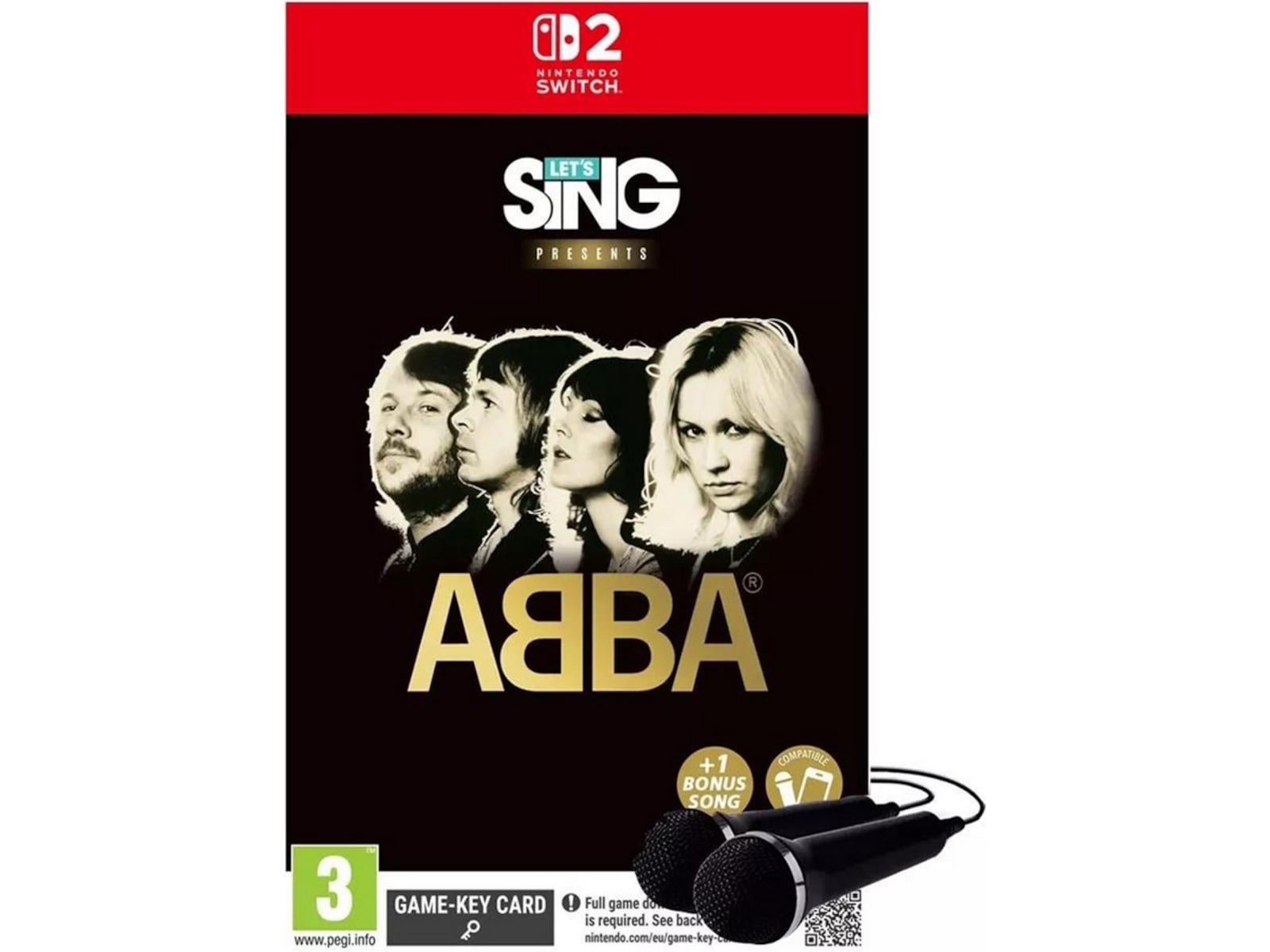 Let's Sing Abba 2027 2 Mic Bundle Spill till Nintendo Switch 2