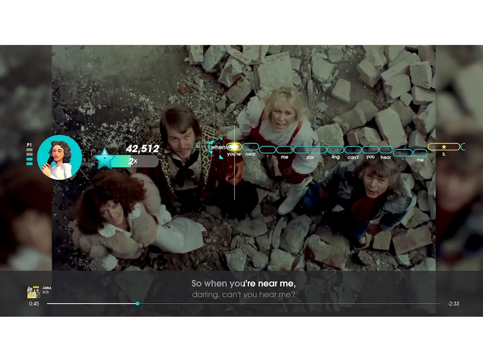 Let's Sing Abba 2027 2 Mic Bundle Spill till Nintendo Switch 2