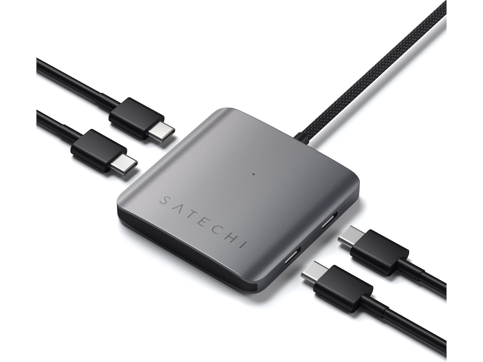 Satechi 4-Port USB-C Hub med PD Dockningsstation och USB-hub