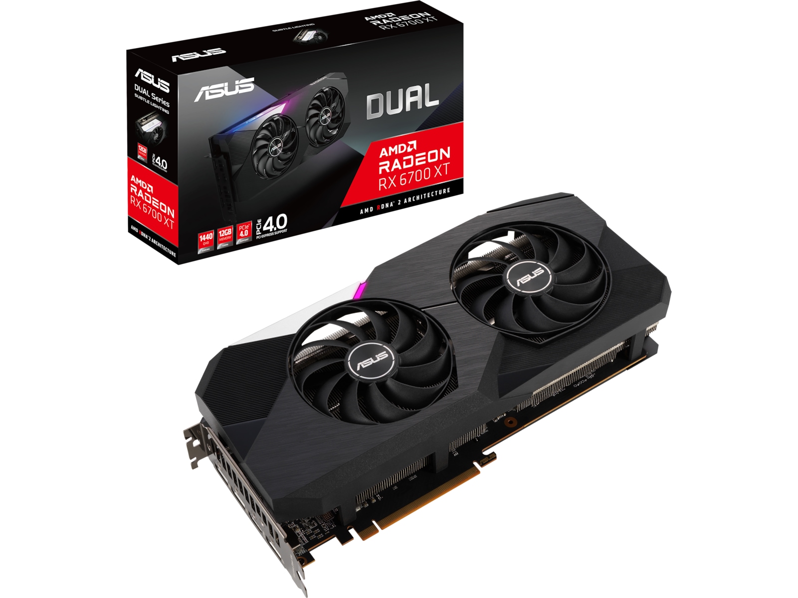 ASUS Radeon RX 6700 XT DUAL -B-Grade Demo grafikkort