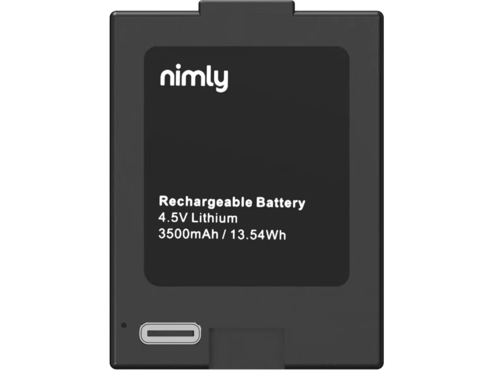 nimly Laddningsbart Batteri 4.5V 3500mAh USB-C Diverse säkerhet