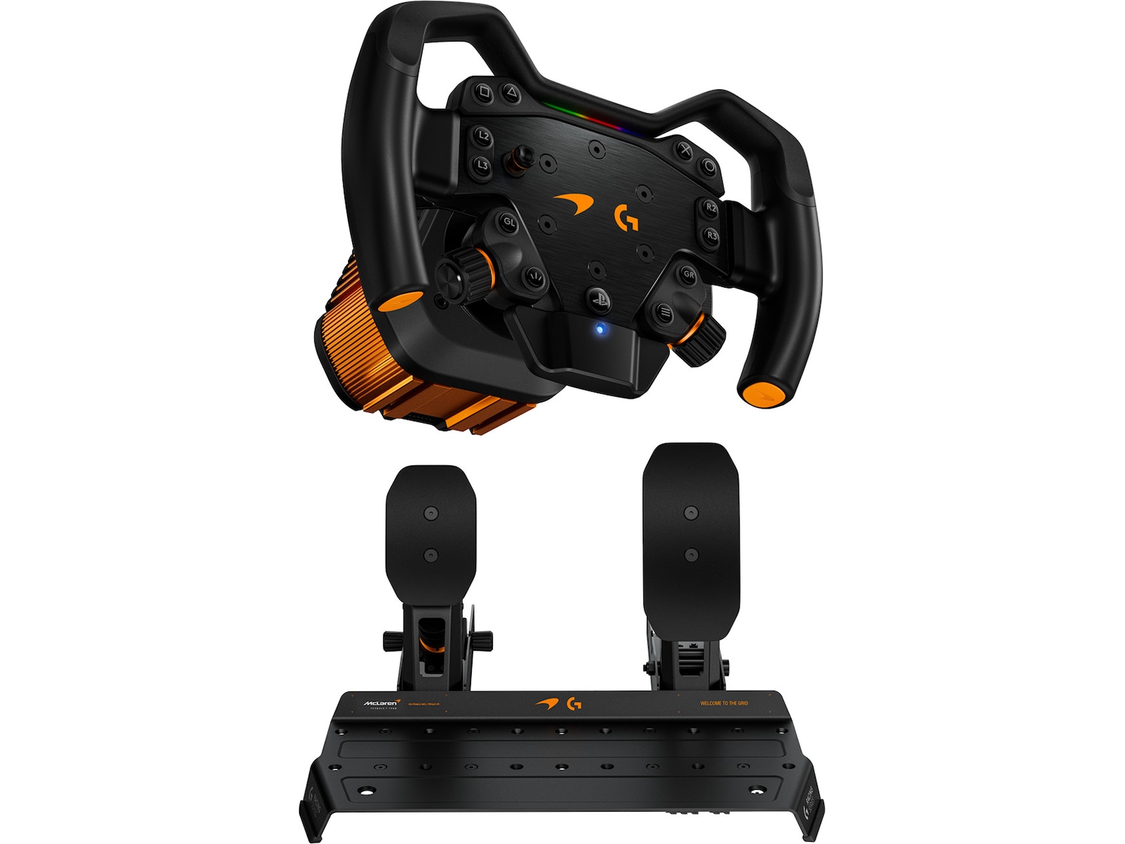 Logitech RS50 System och pedaler för PS – McLaren Racing Edition Ratt och pedaler