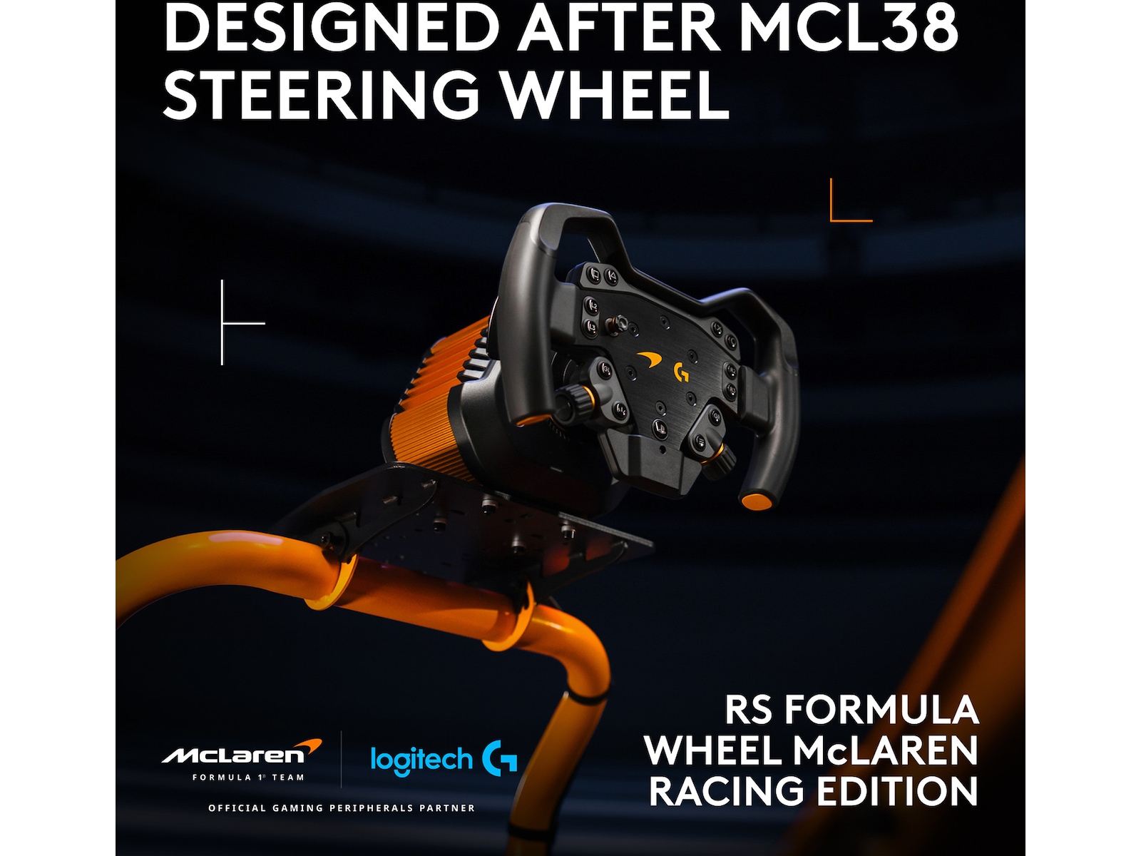 Logitech RS50 System och pedaler för PS – McLaren Racing Edition Ratt och pedaler