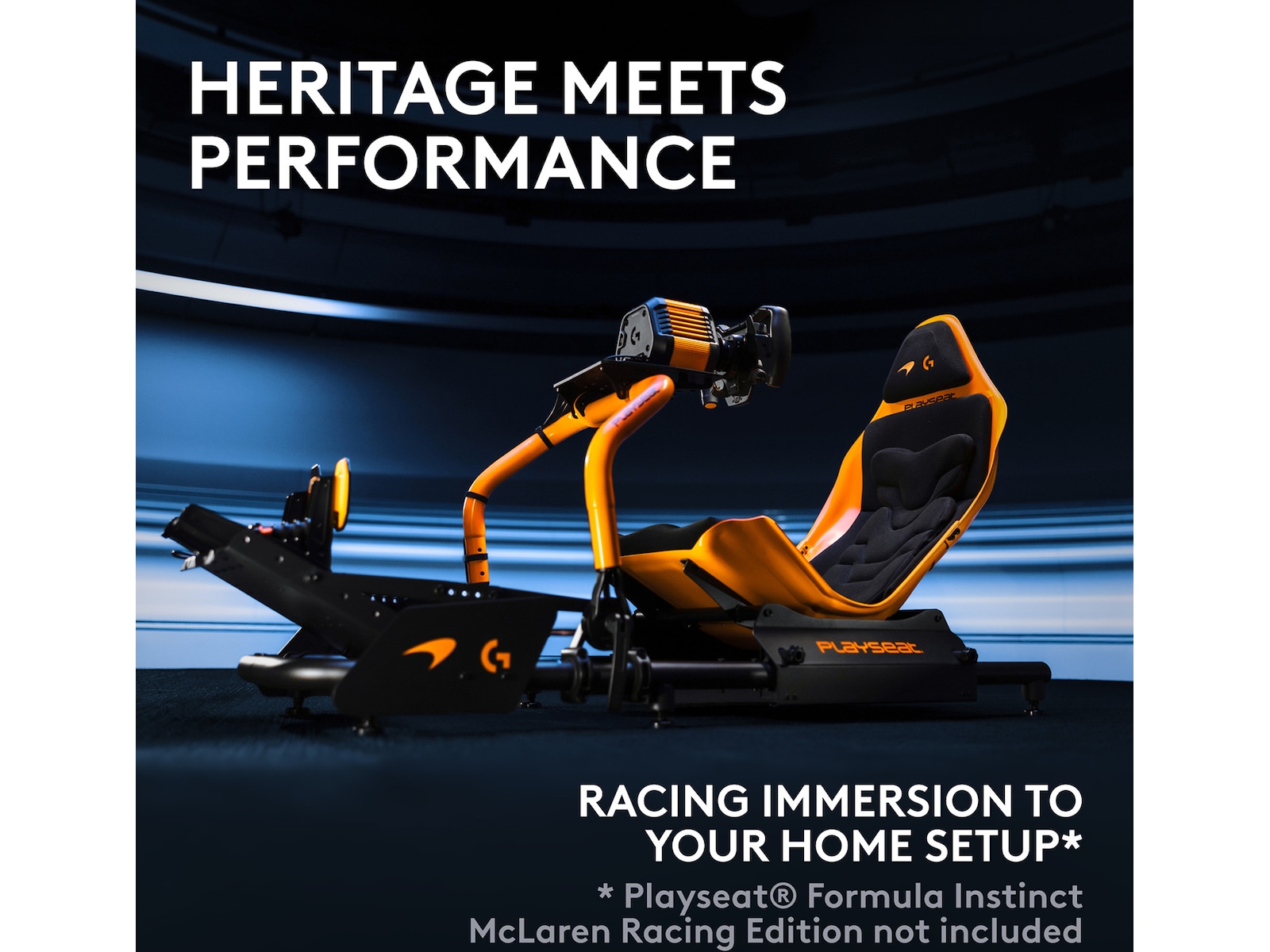 Logitech RS50 System och pedaler för PS – McLaren Racing Edition Ratt och pedaler