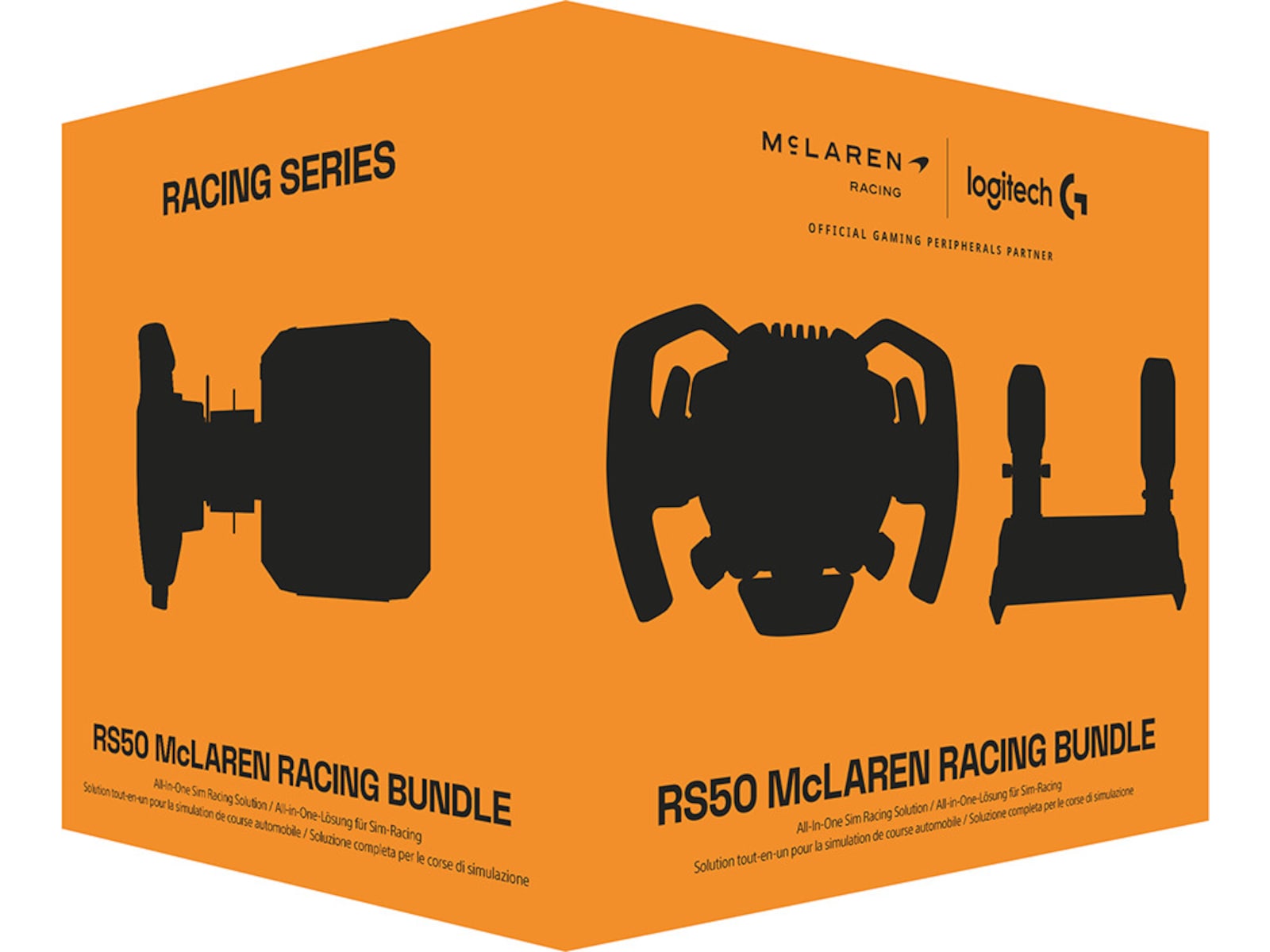 Logitech RS50 System och pedaler för PS – McLaren Racing Edition Ratt och pedaler