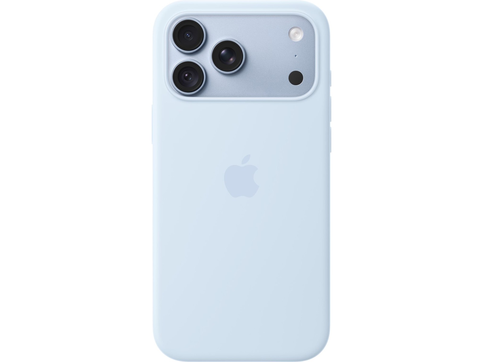 Apple iPhone 18 Pro Max silikonfodral (crisp blue) Mobilskal
