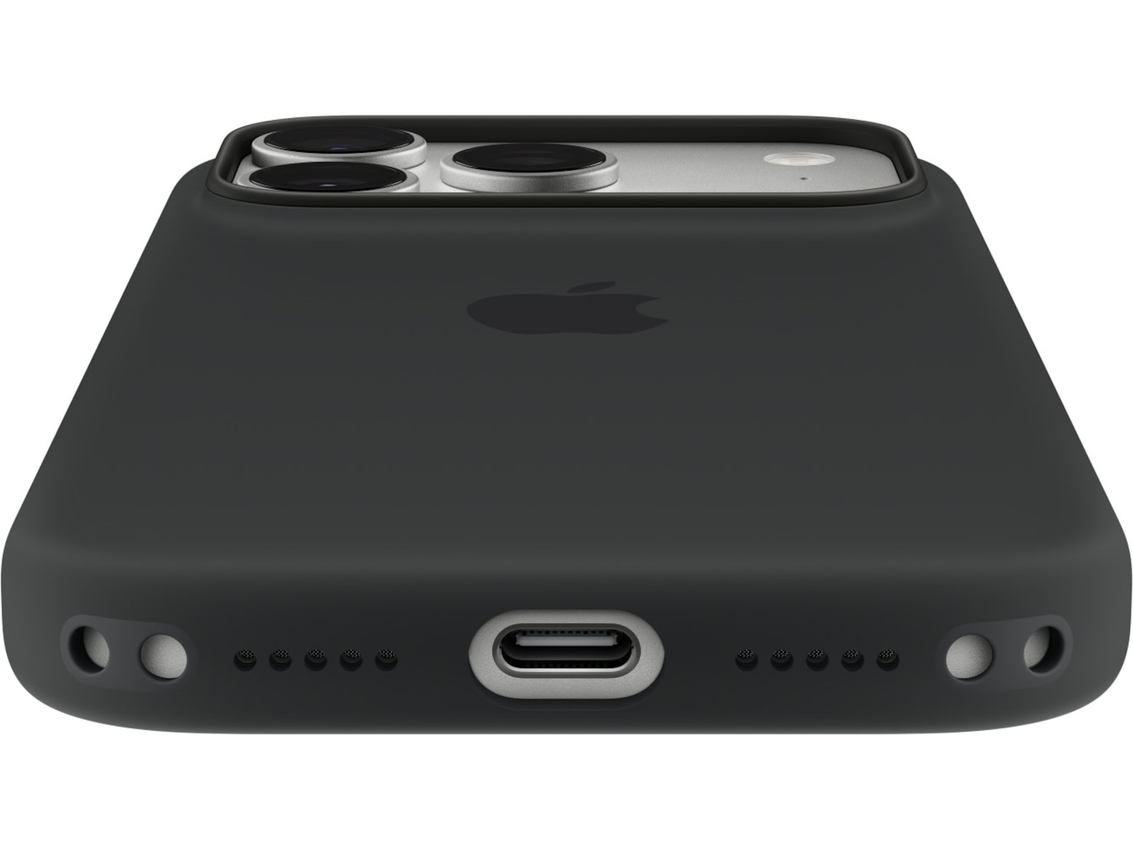 Apple iPhone 18 Pro Silicone Case MagSafe (svart) Mobilskal