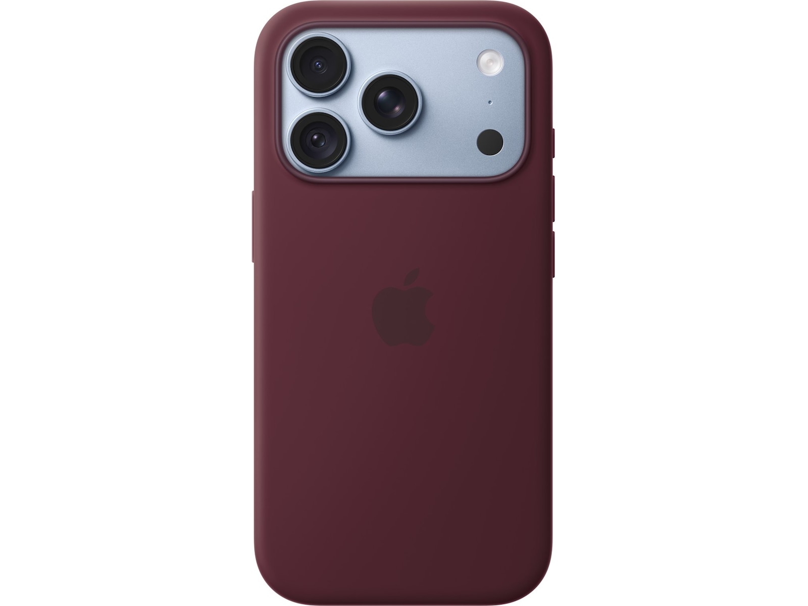 Apple iPhone 18 Pro silikonfodral (burgundy) Mobilskal