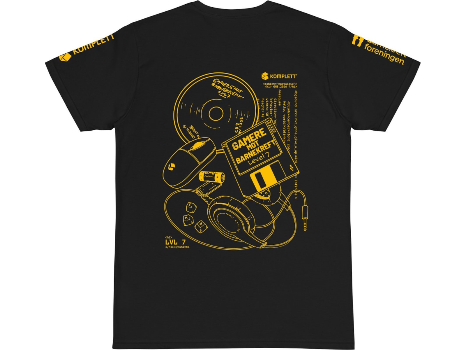 Gamers Mot Barncancer T-shirt & Hoodie 4XL Merchandise