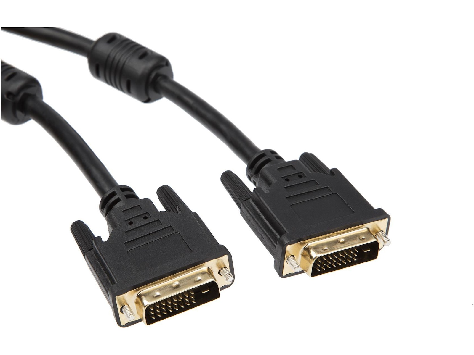 DVI-D kabel 2m (svart) Skärmkablar