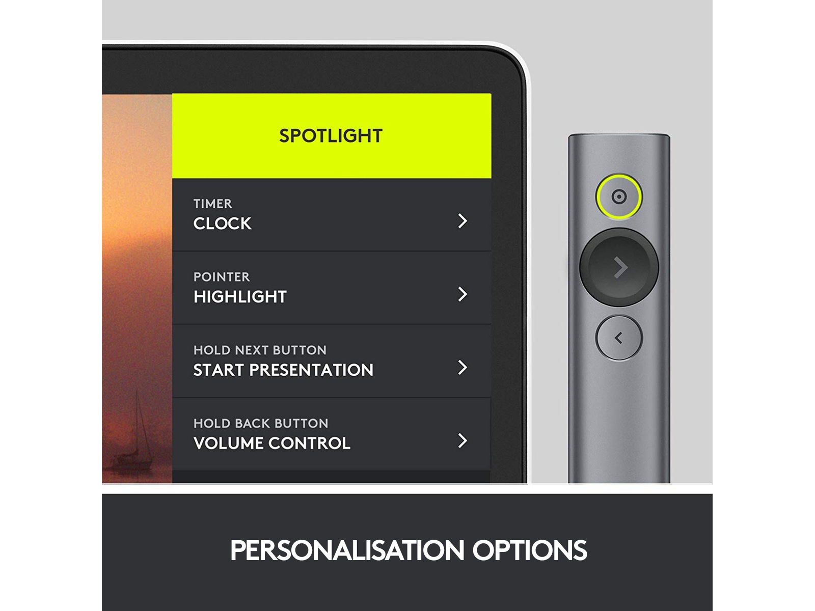 Logitech Spotlight Presentation Slate Presentatör