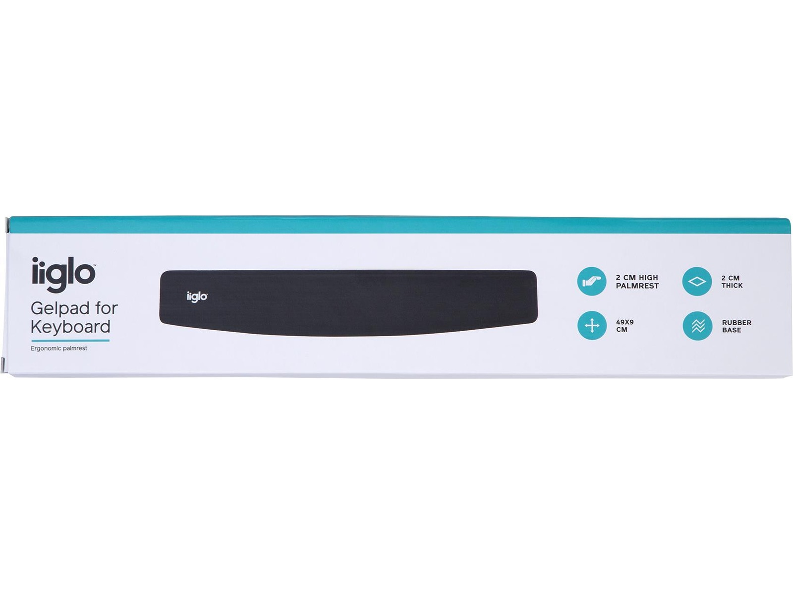 iiglo Gelpad Handledsstöd (svart) Ergonomi