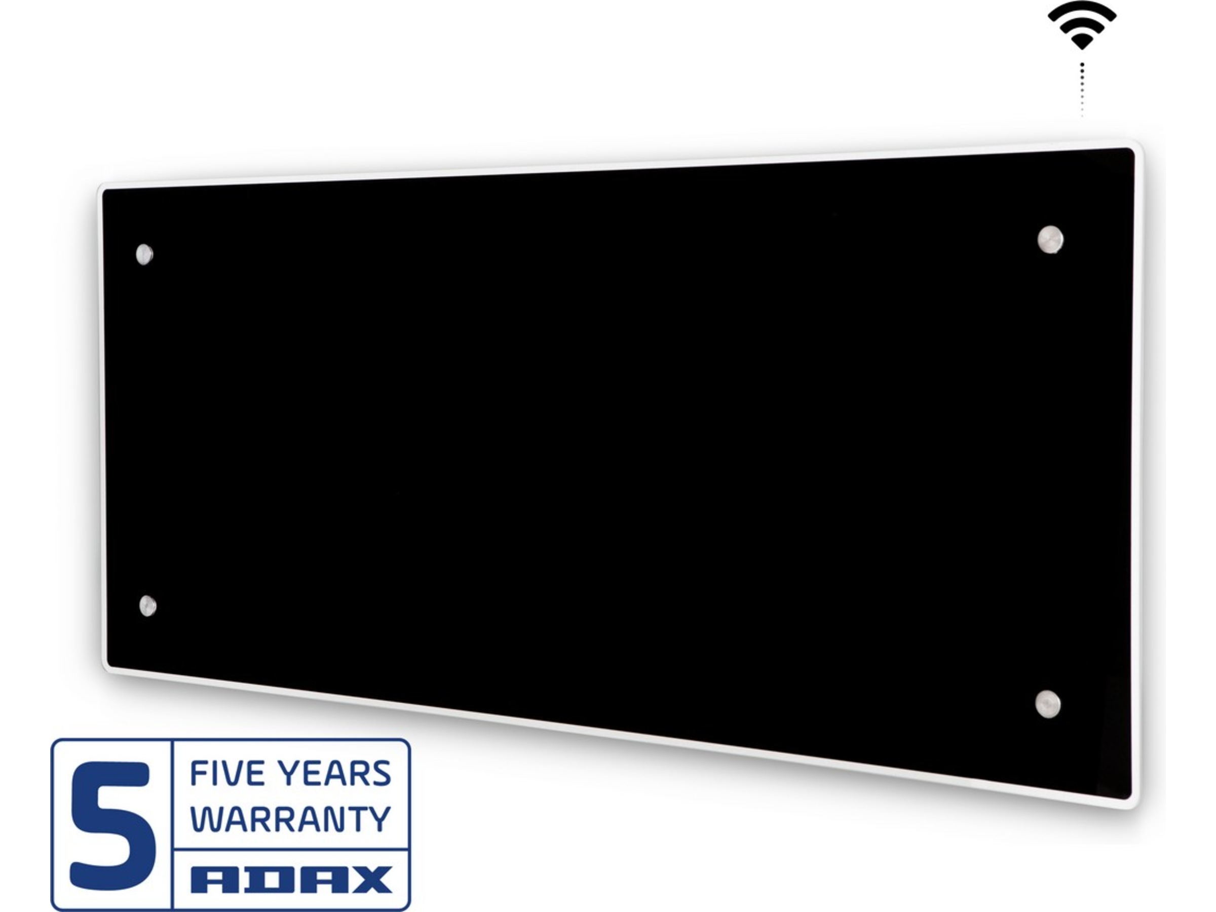 Adax Clea WiFi Glas Panelelement 1000W (svart) Panelelement