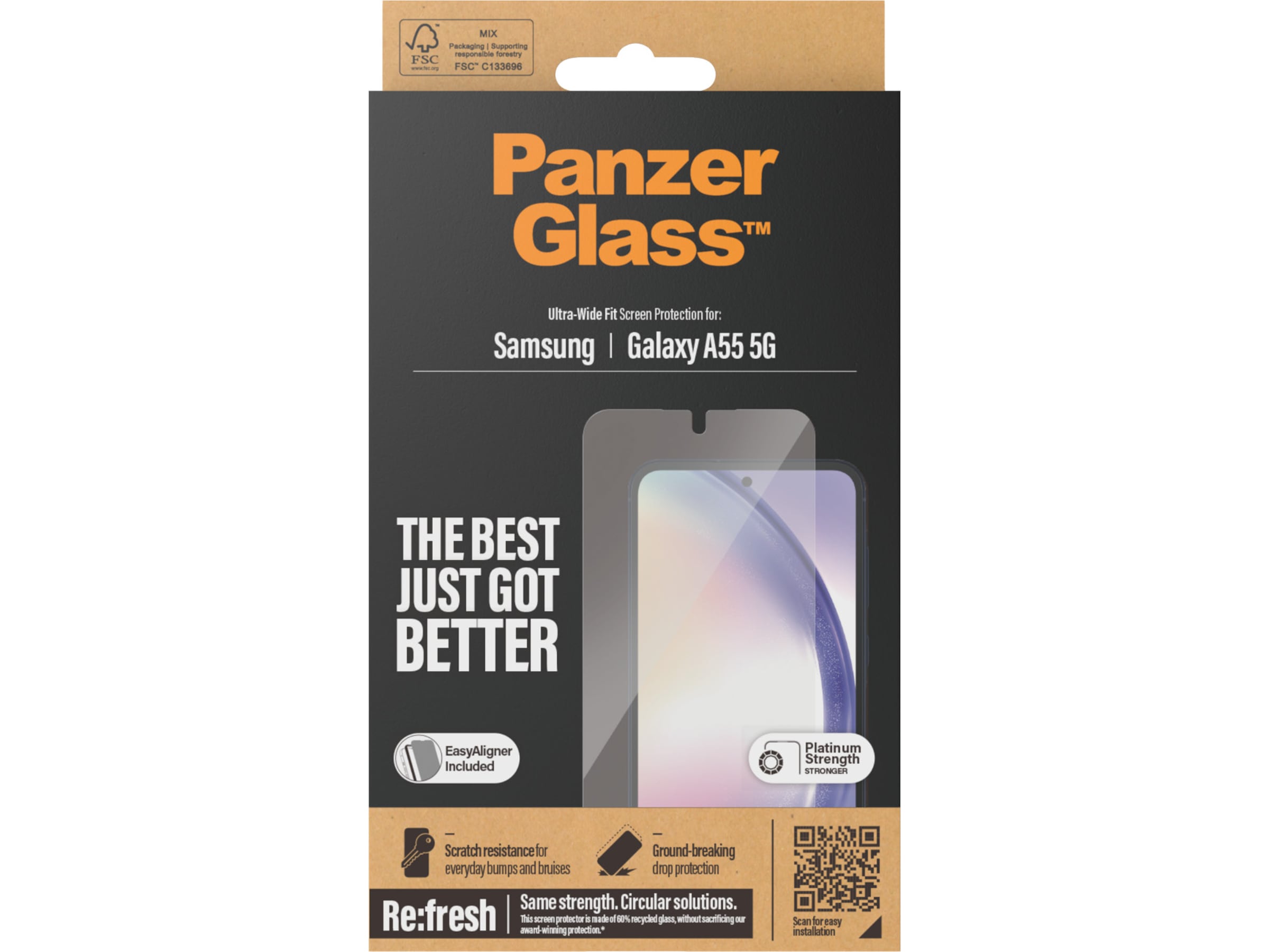 PanzerGlass Samsung Galaxy A55 5G/A35 5G Skärmskydd Skärmskydd mobiltelefon