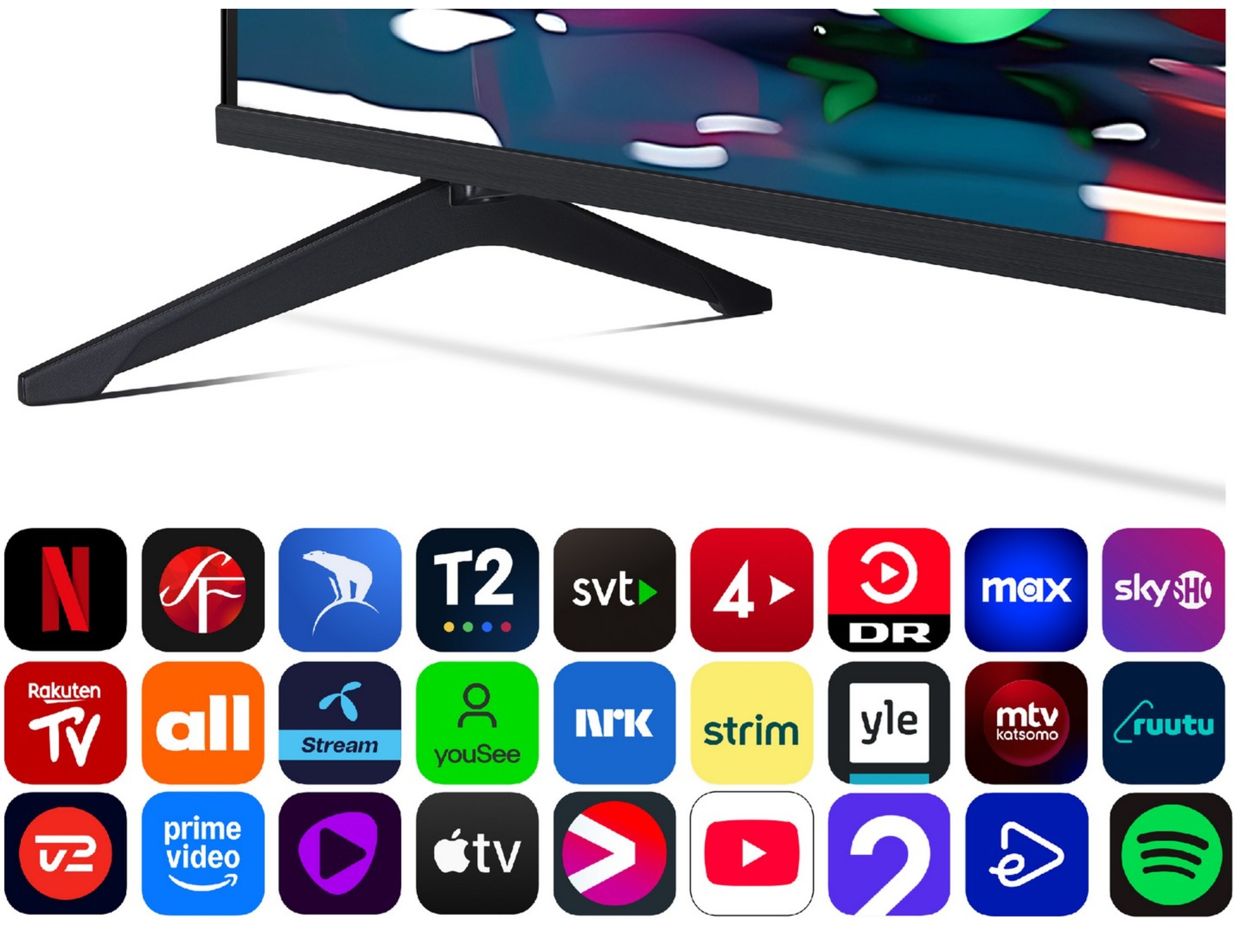 LG 86'' UA75 AI 4k Smart TV (2025) + NS60 soundbar Över 80 tums TV