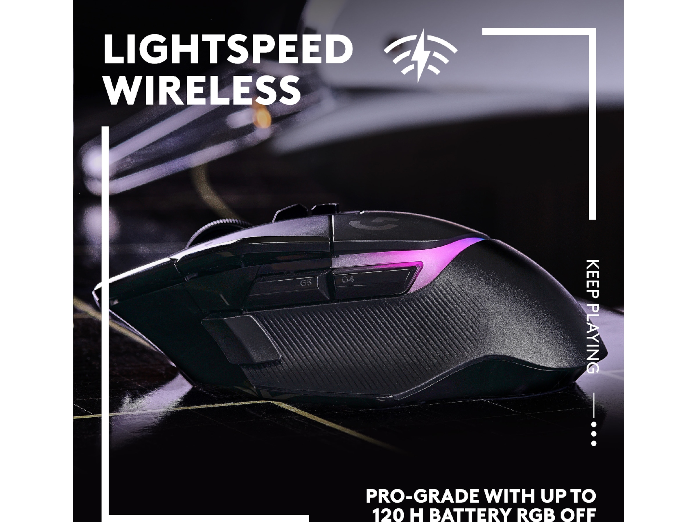 Logitech G502 X Plus Gamingmus (svart) Gamingmus