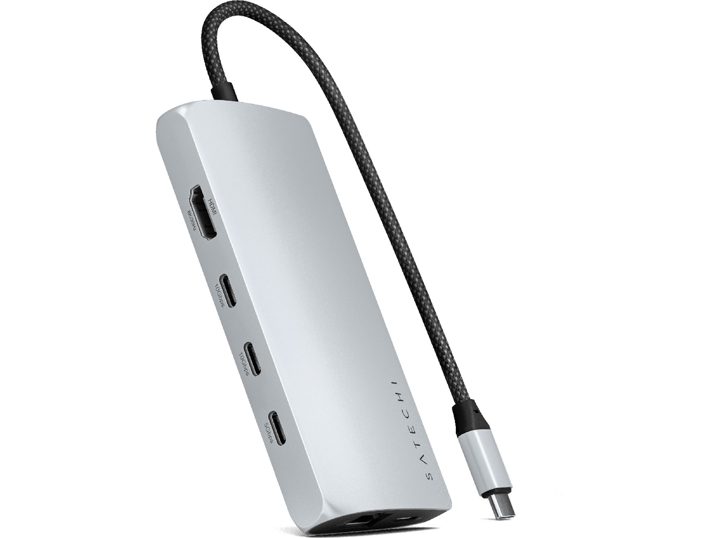 Satechi Multiport 8K Docking V3 (silver) Dockningsstation och USB-hub