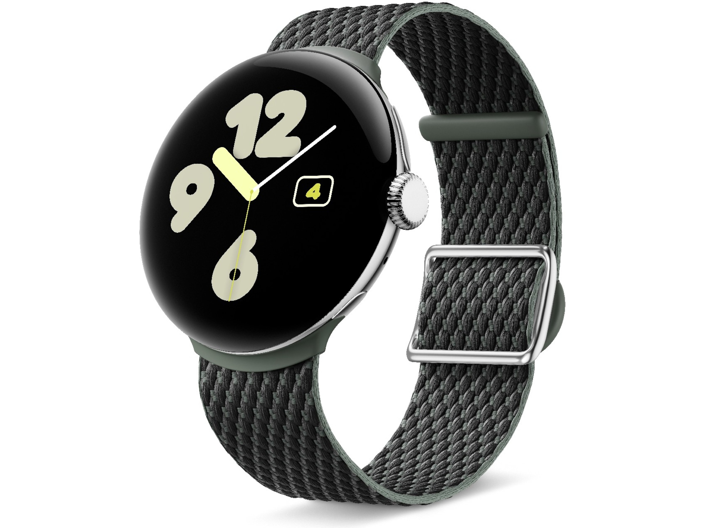 Google Pixel Watch vävt band 41mm (ivy) Armband