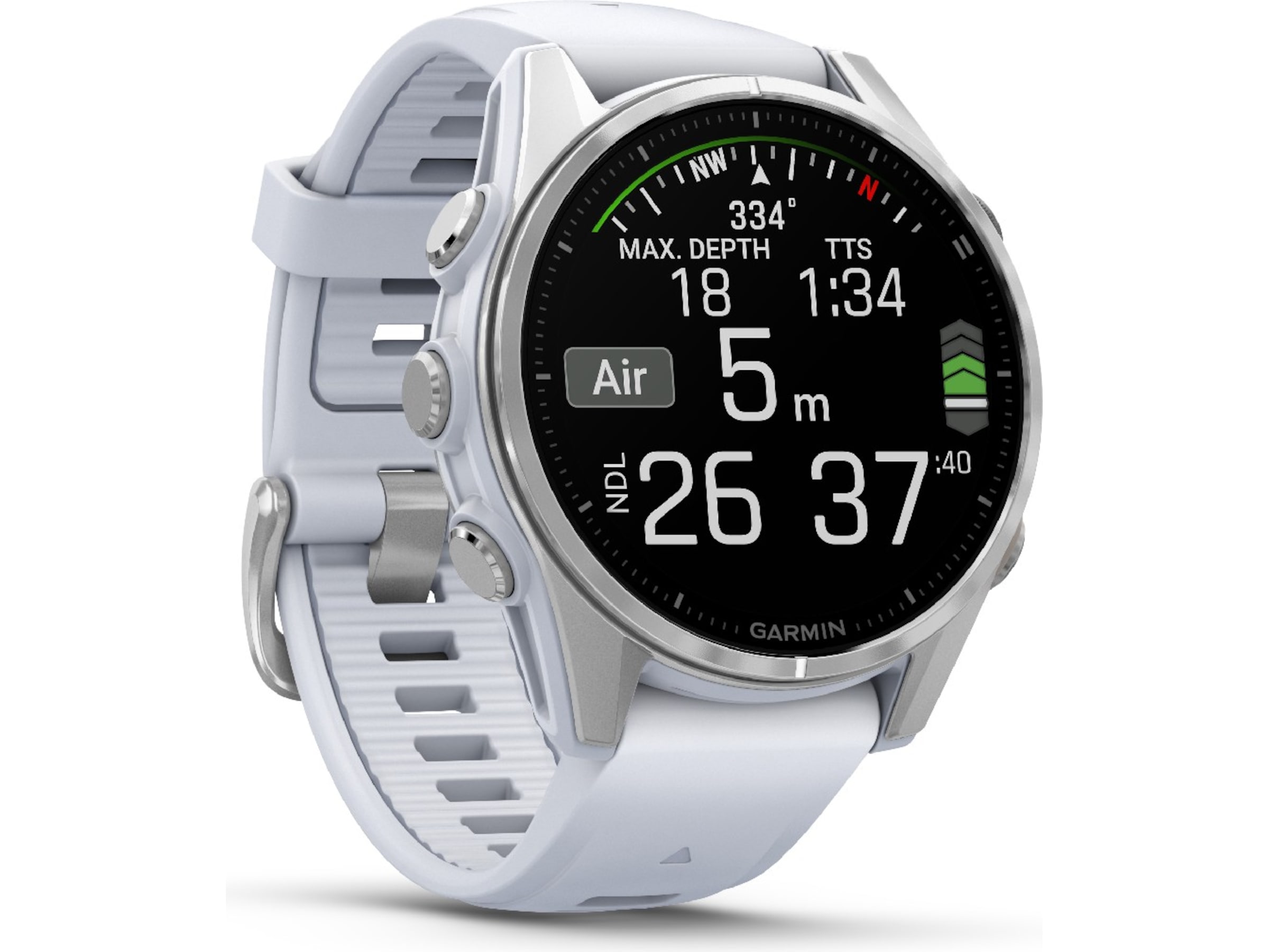 Garmin fenix 8 AMOLED 43mm GPS (stainless steel/whitestone) Smartwatches