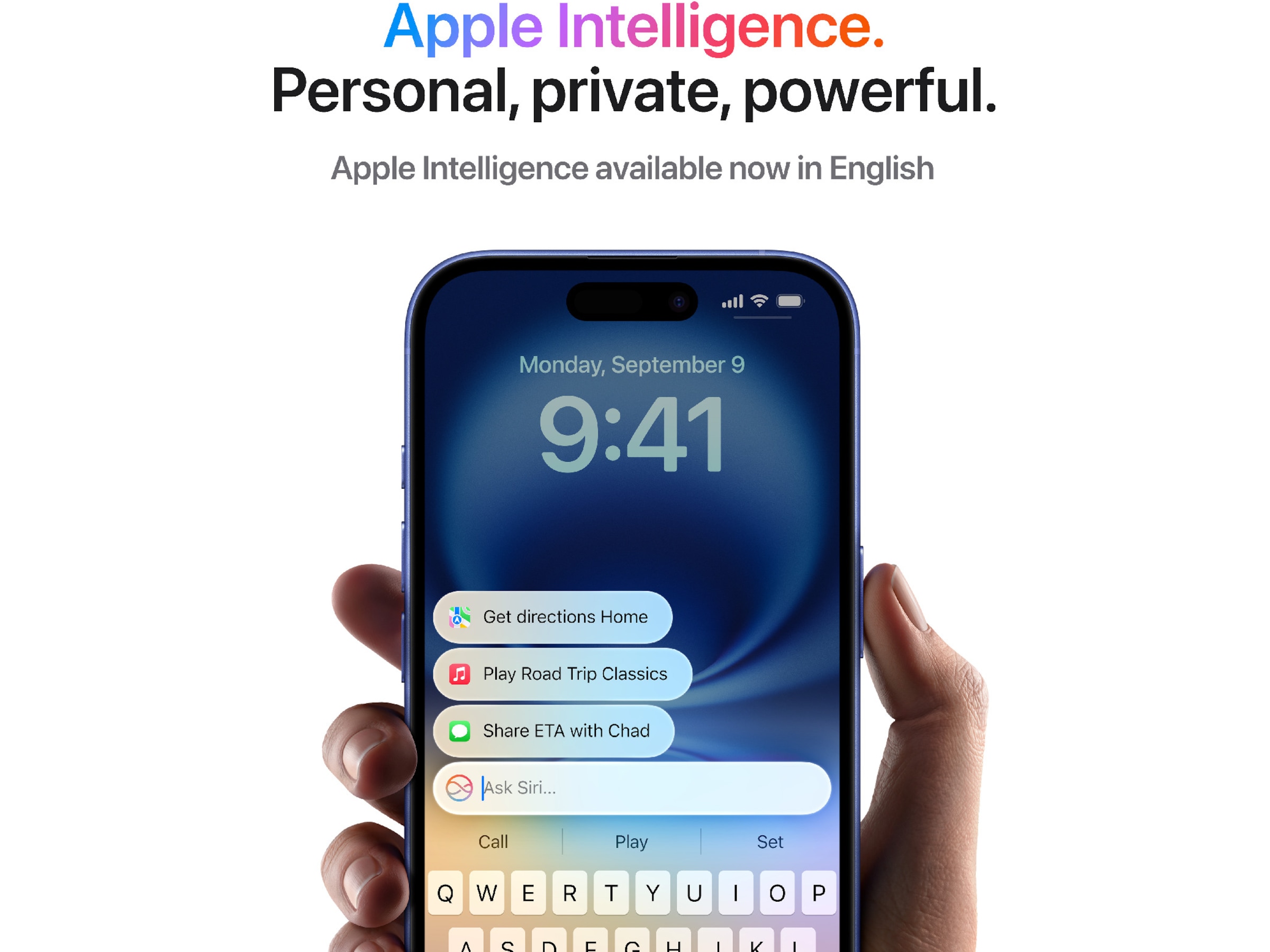 iPhone 16 Plus 128GB  (svart) Mobiltelefoner