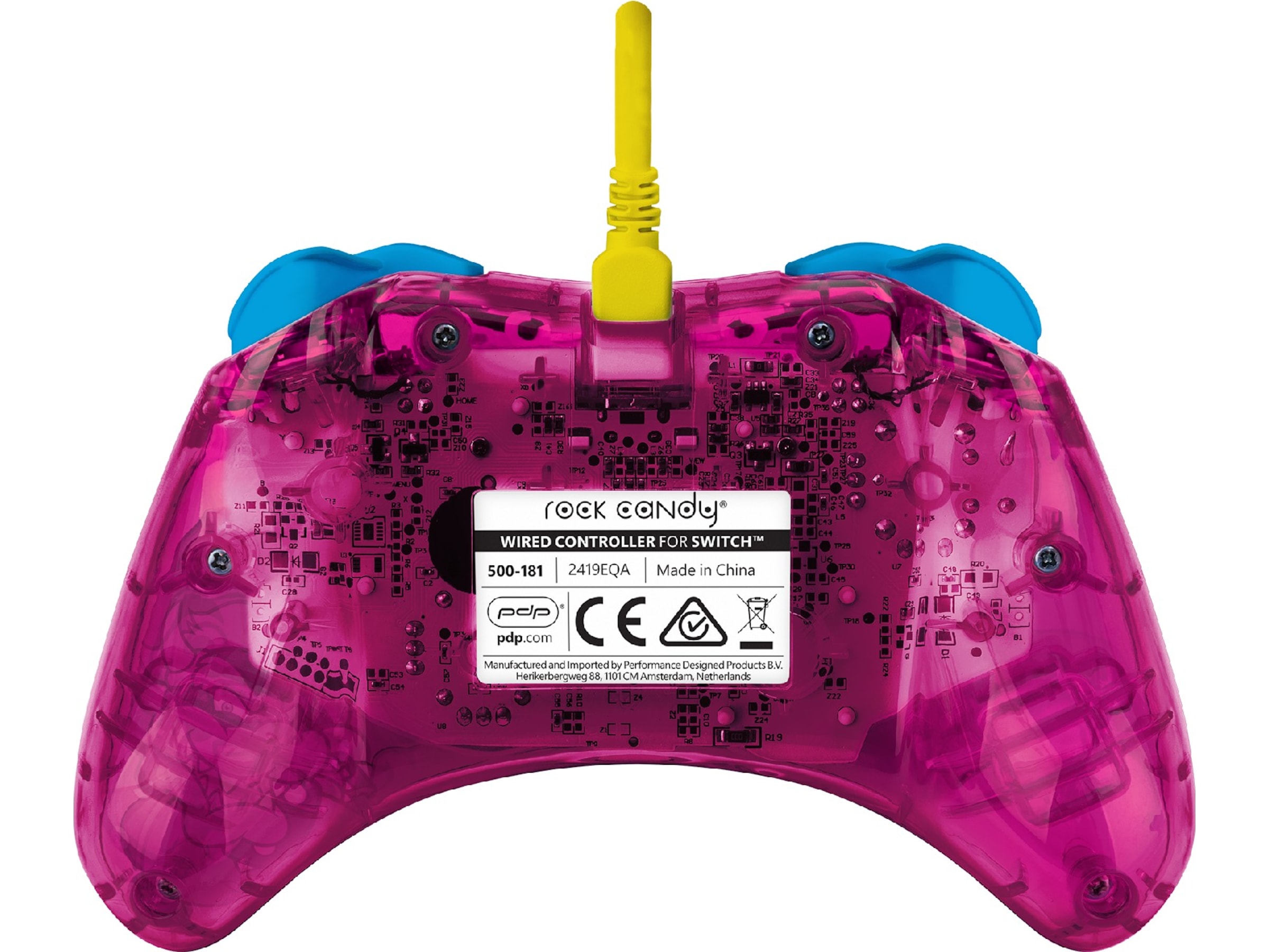 PDP Rock Candy Wired Controller - Peach Tillbehör till spelkonsoler