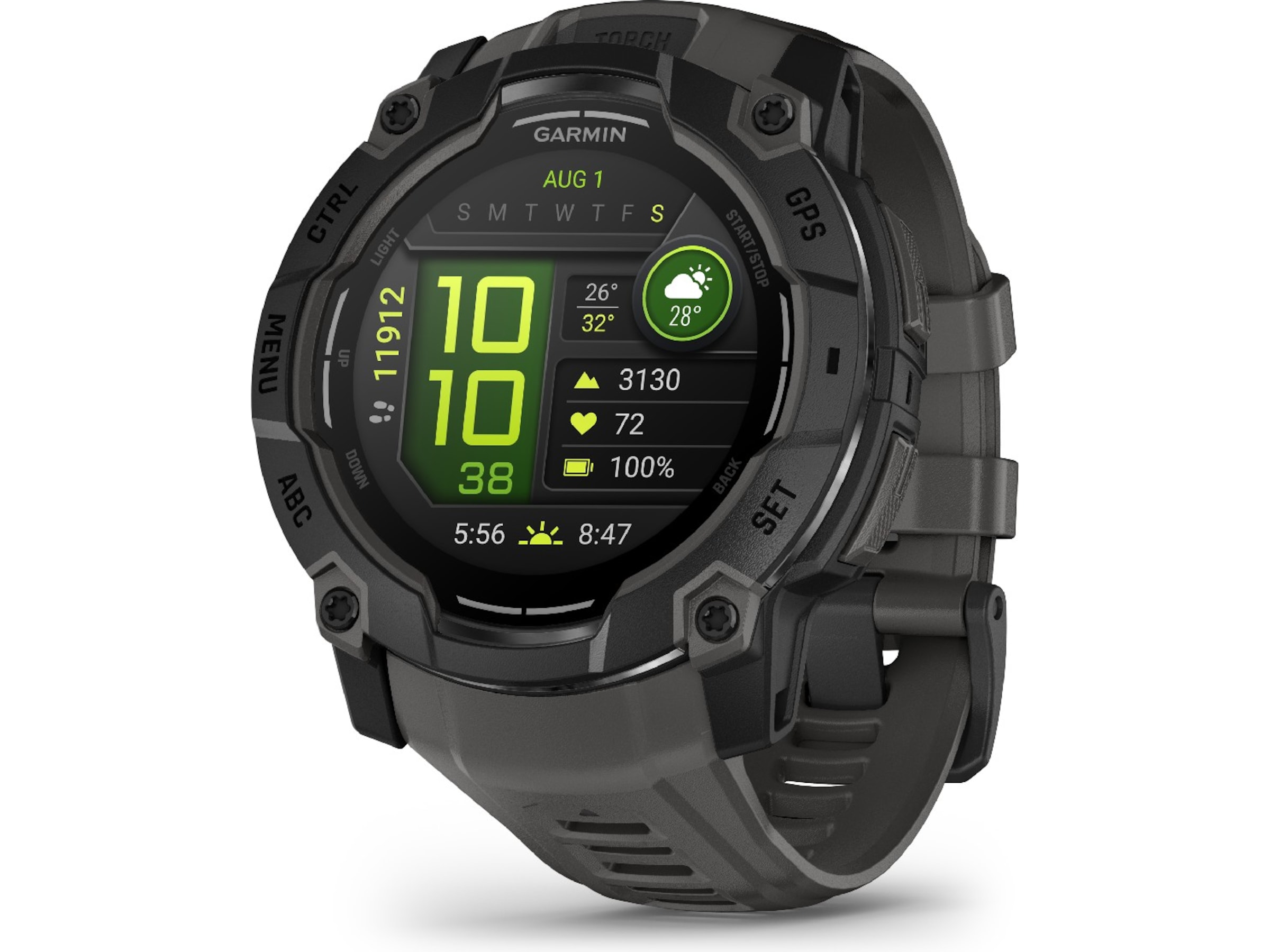 Garmin Instinct 3 AMOLED 50mm (svart/kol) Smartwatches