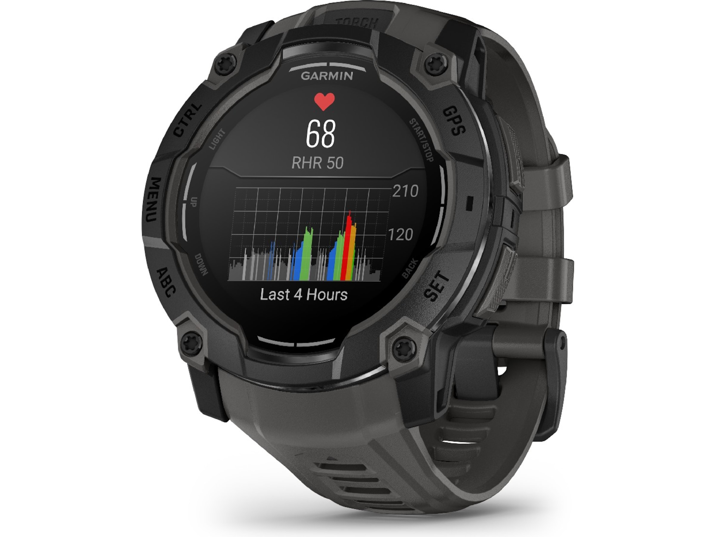 Garmin Instinct 3 AMOLED 50mm (svart/kol) Smartwatches
