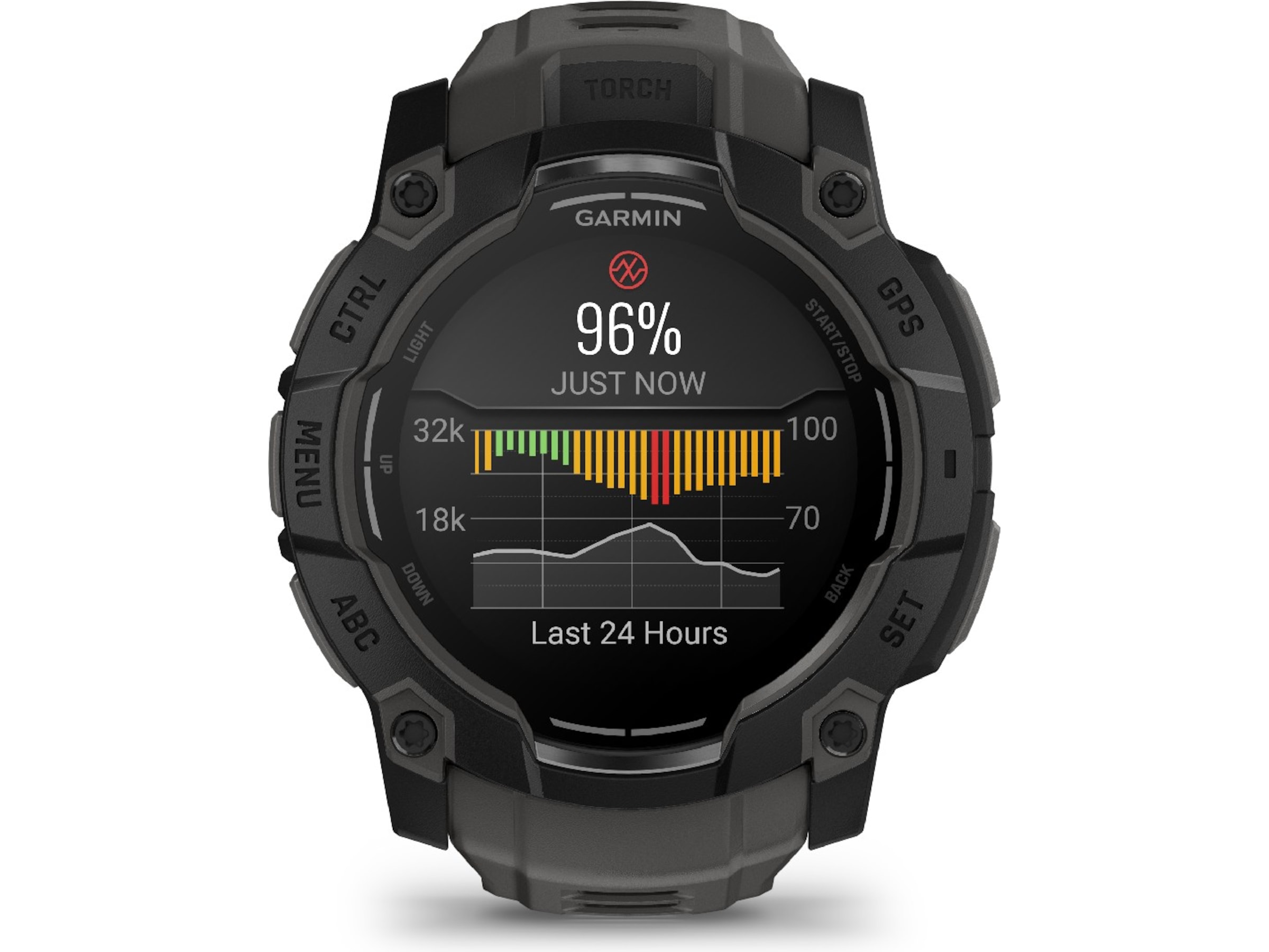 Garmin Instinct 3 AMOLED 50mm (svart/kol) Smartwatches