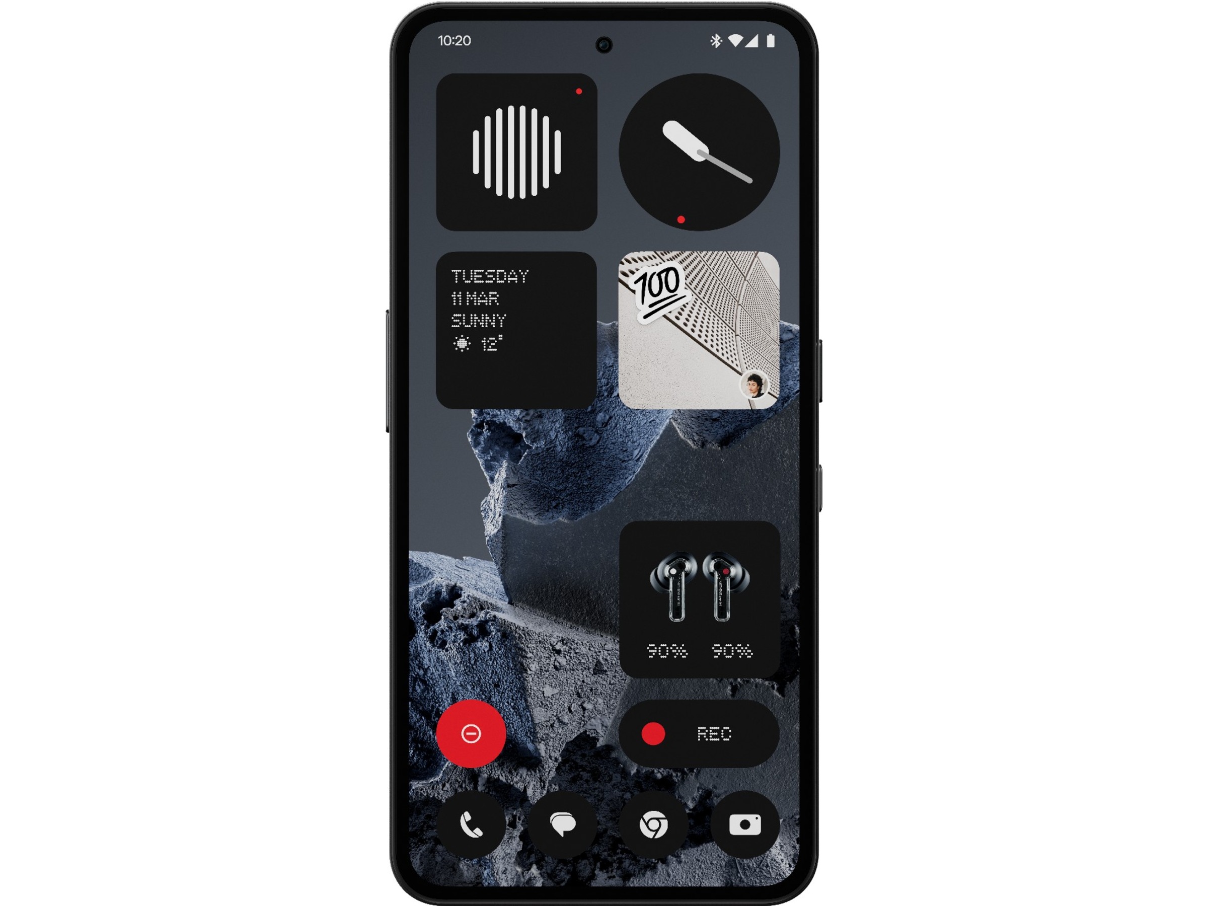 CMF Phone 2 Pro 128GB (svart) Mobiltelefoner