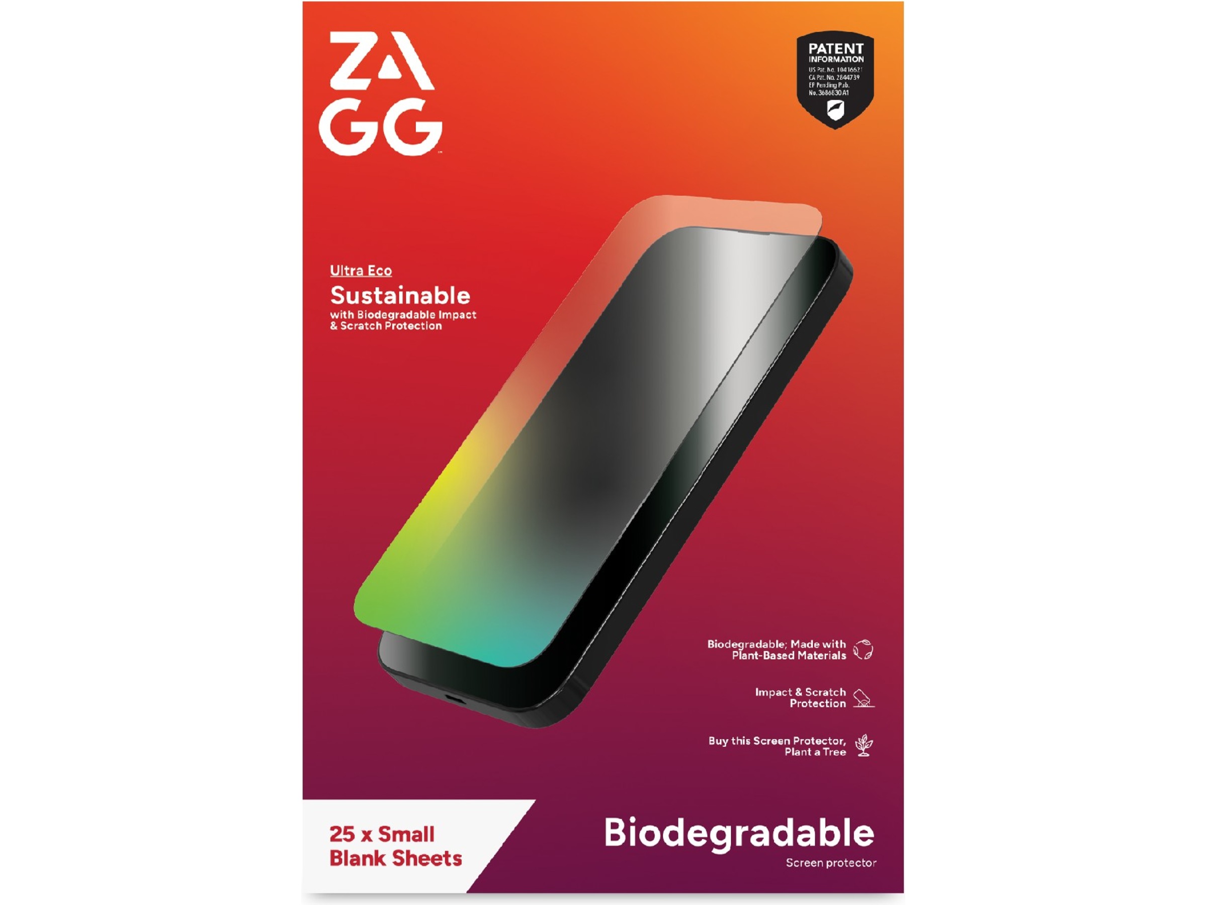 ZAGG Ultra Eco Smartphone skärmskydd Skärmskydd mobiltelefon