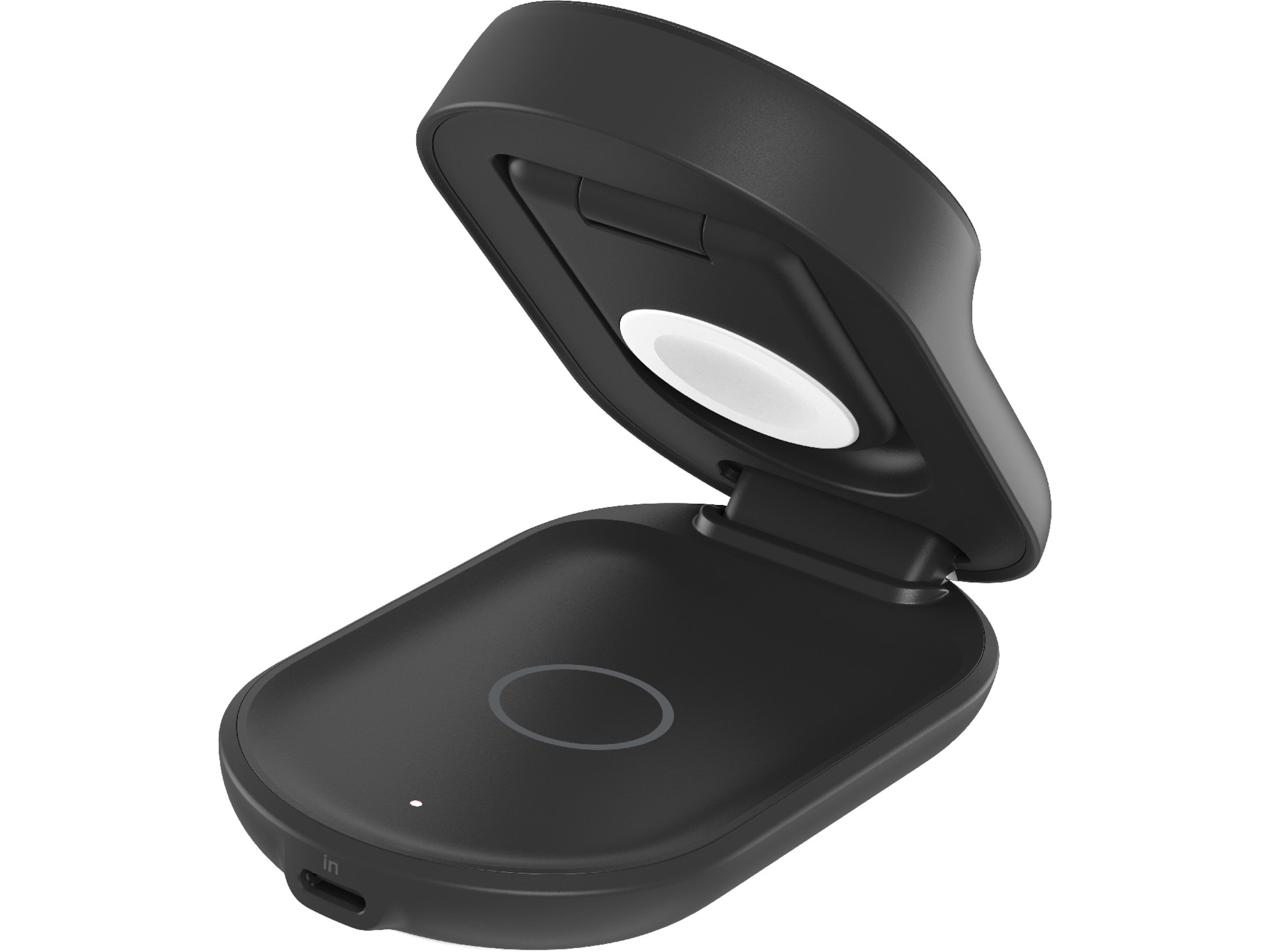 Belkin UltraCharge 3-i-1 Qi2 trådlös laddare (svart) Trådlös laddare