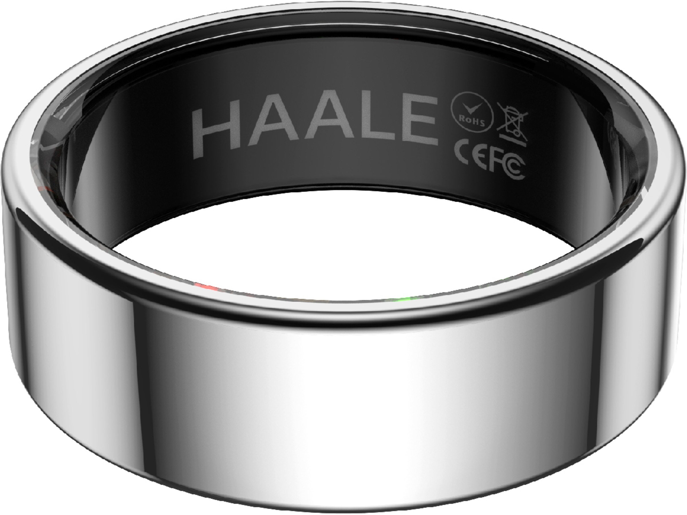 Haale II Smart Ring str. 10 (silver) -B-Grade Demo tillbehör till mobiler & smartwatches