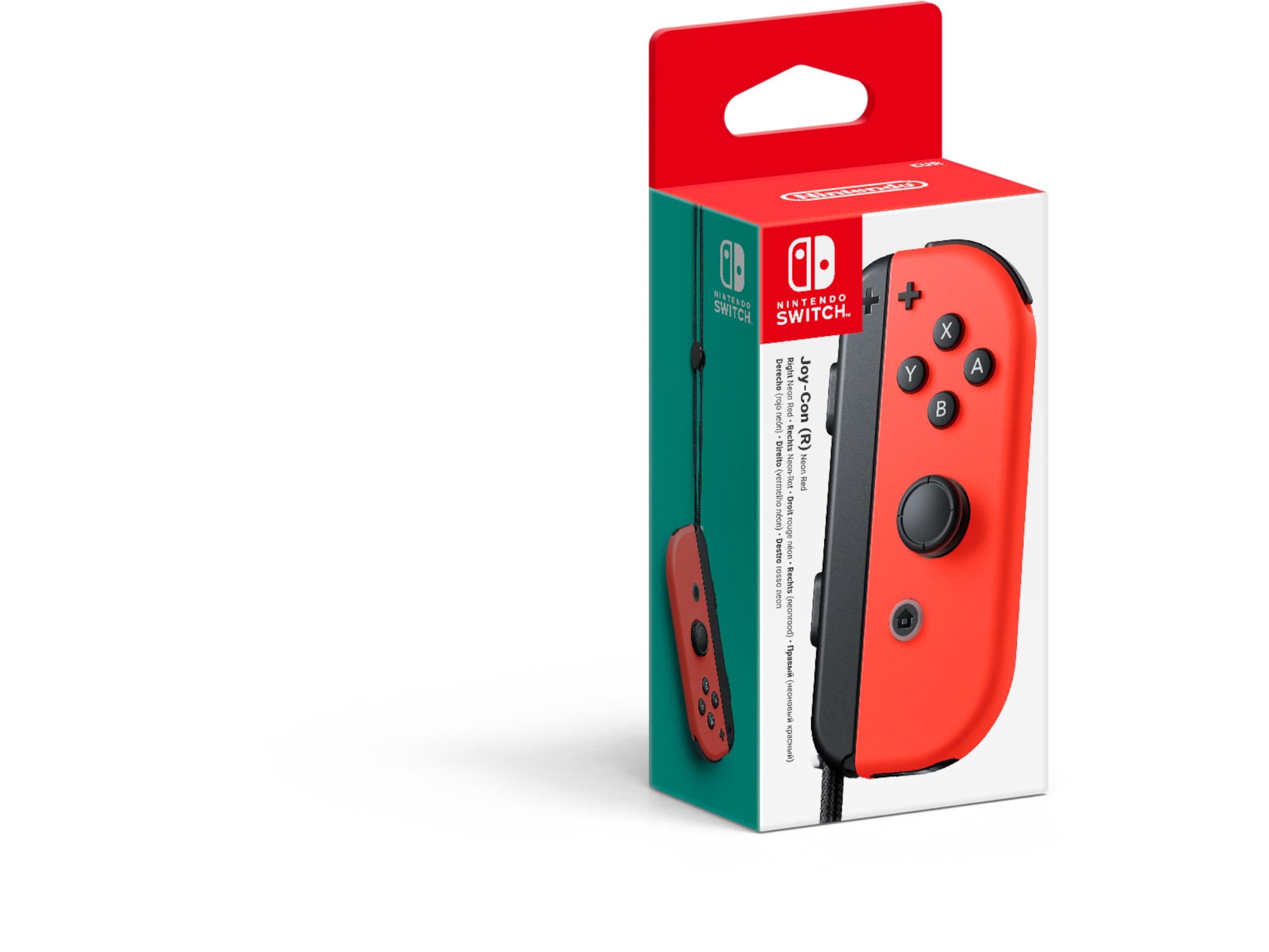 Nintendo Switch Joy-Con Right (Neon Red) Tillbehör till spelkonsoler