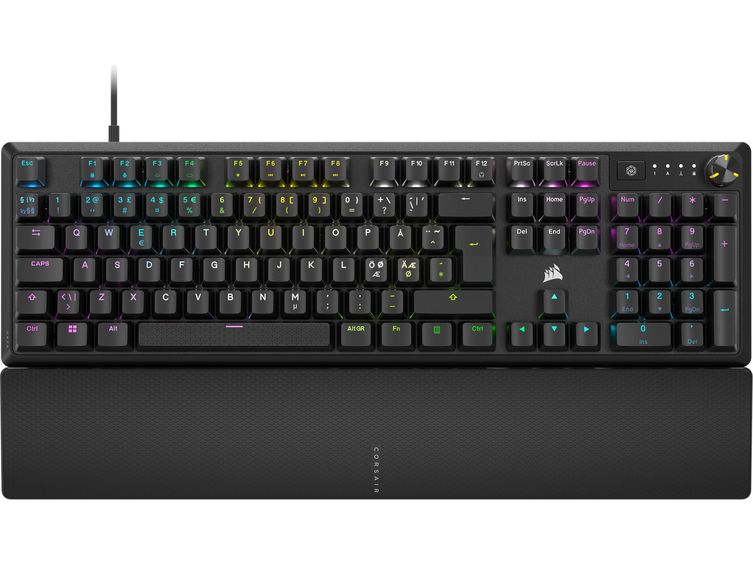 Corsair K70 Core RGB gamingtangentbord (svart) Gamingtangentbord