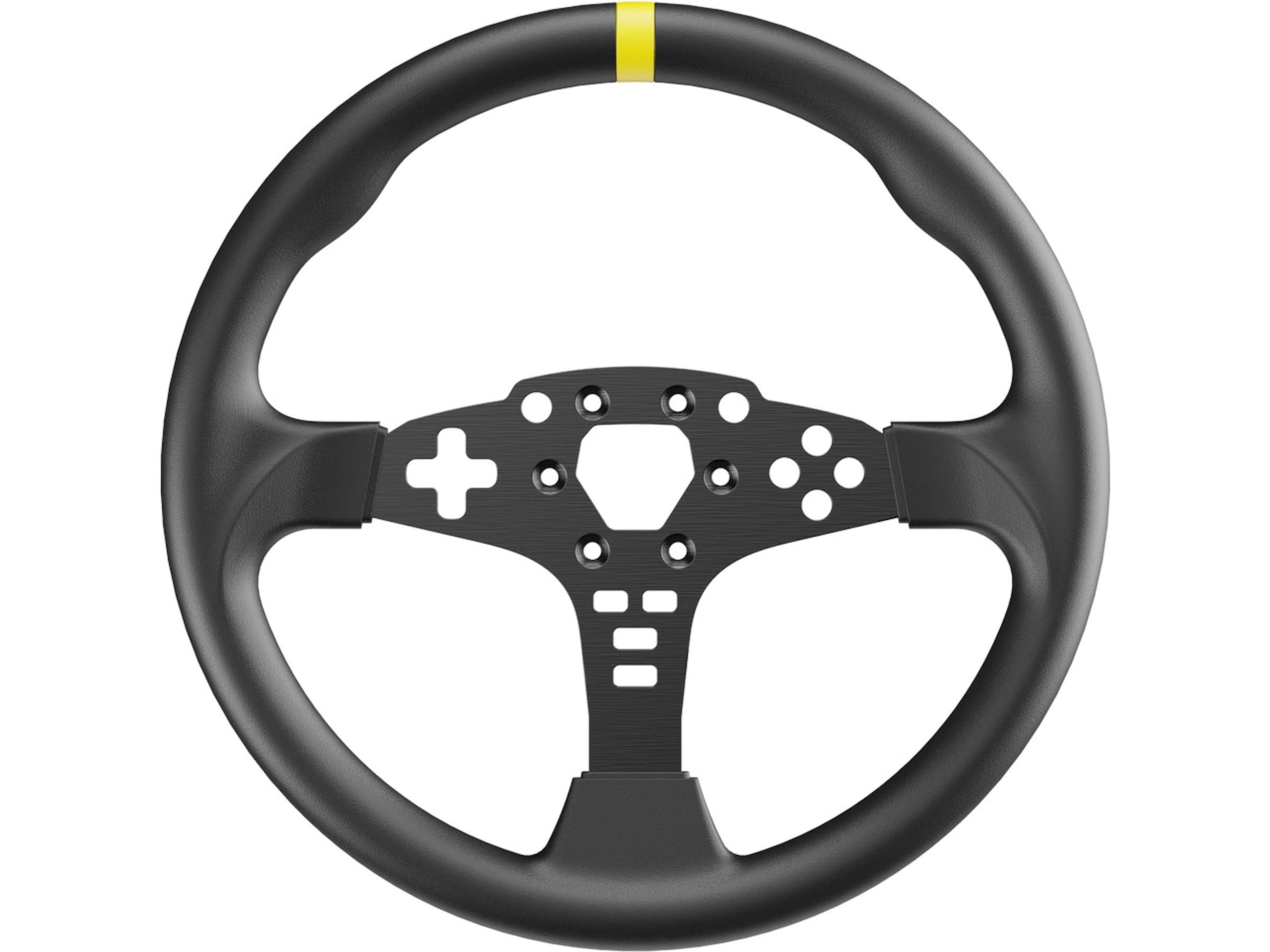 Moza Racing 12-inch Round Wheel Mod for ES Ratt och pedaler