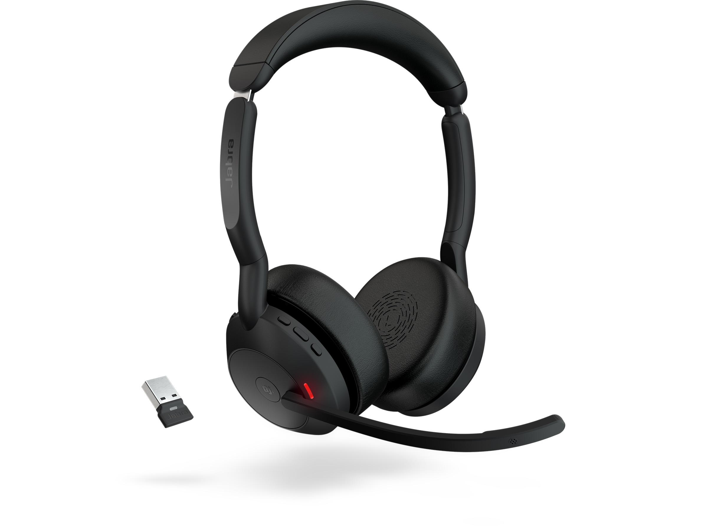 Jabra Evolve2 55 Link380a MS Teams Stereo Stand Trådlöst headset