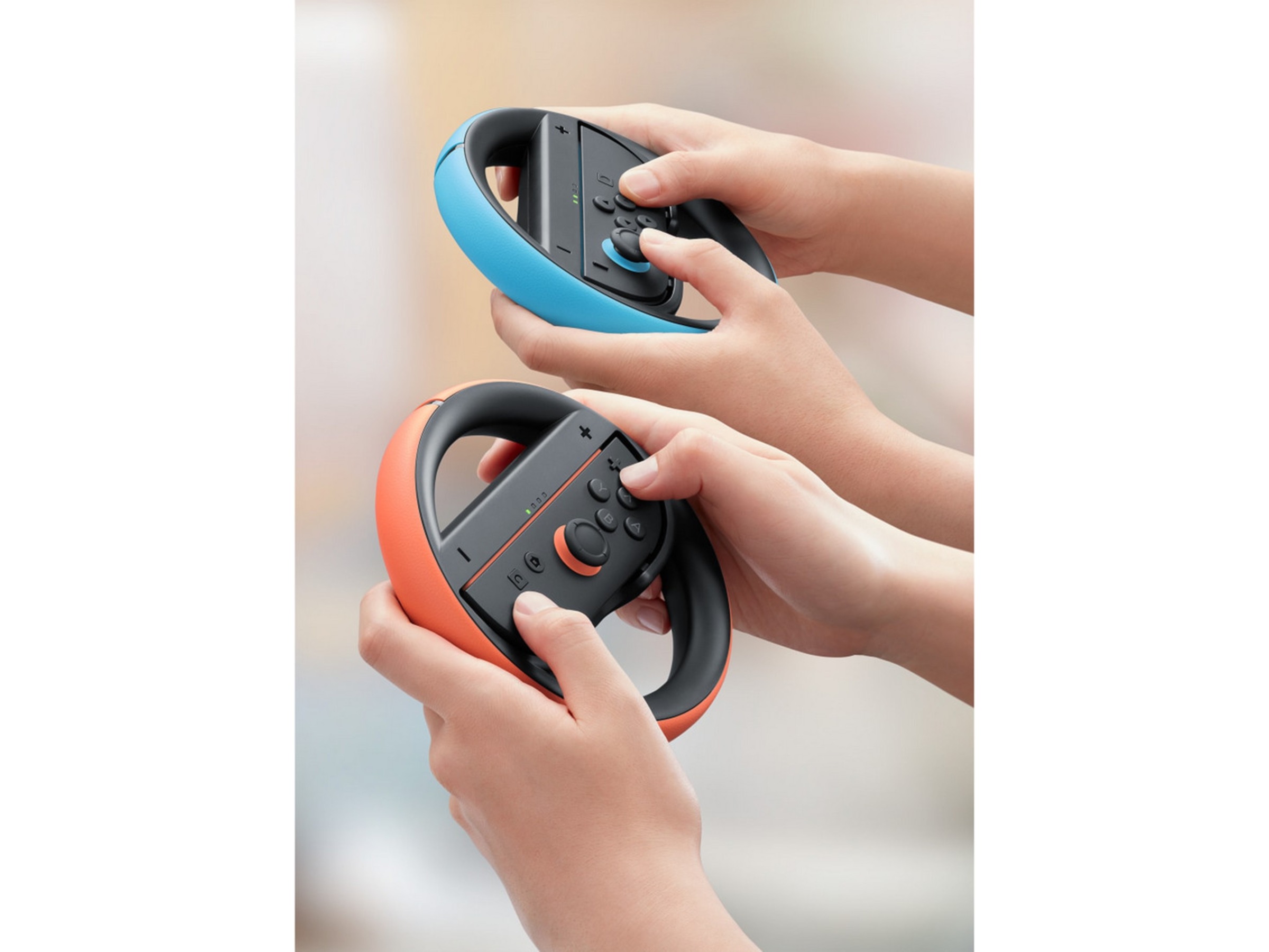 Nintendo Switch 2 Joy-Con 2 Wheel Pair (light blue/light red) Tillbehör till spelkonsoler