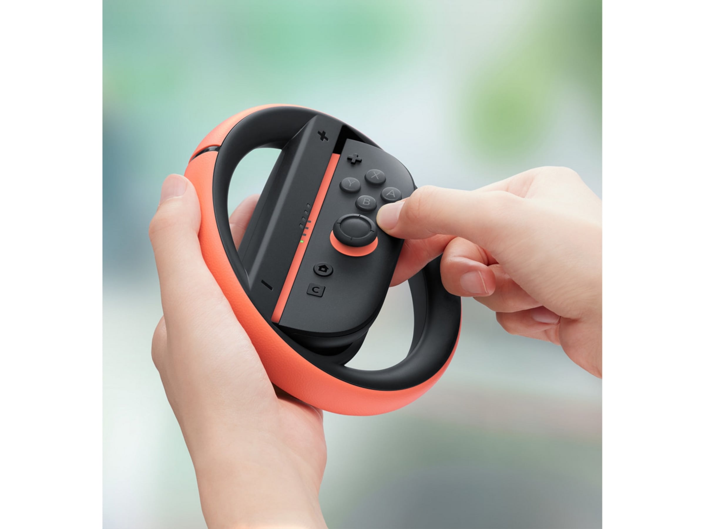 Nintendo Switch 2 Joy-Con 2 Wheel Pair (light blue/light red) Tillbehör till spelkonsoler