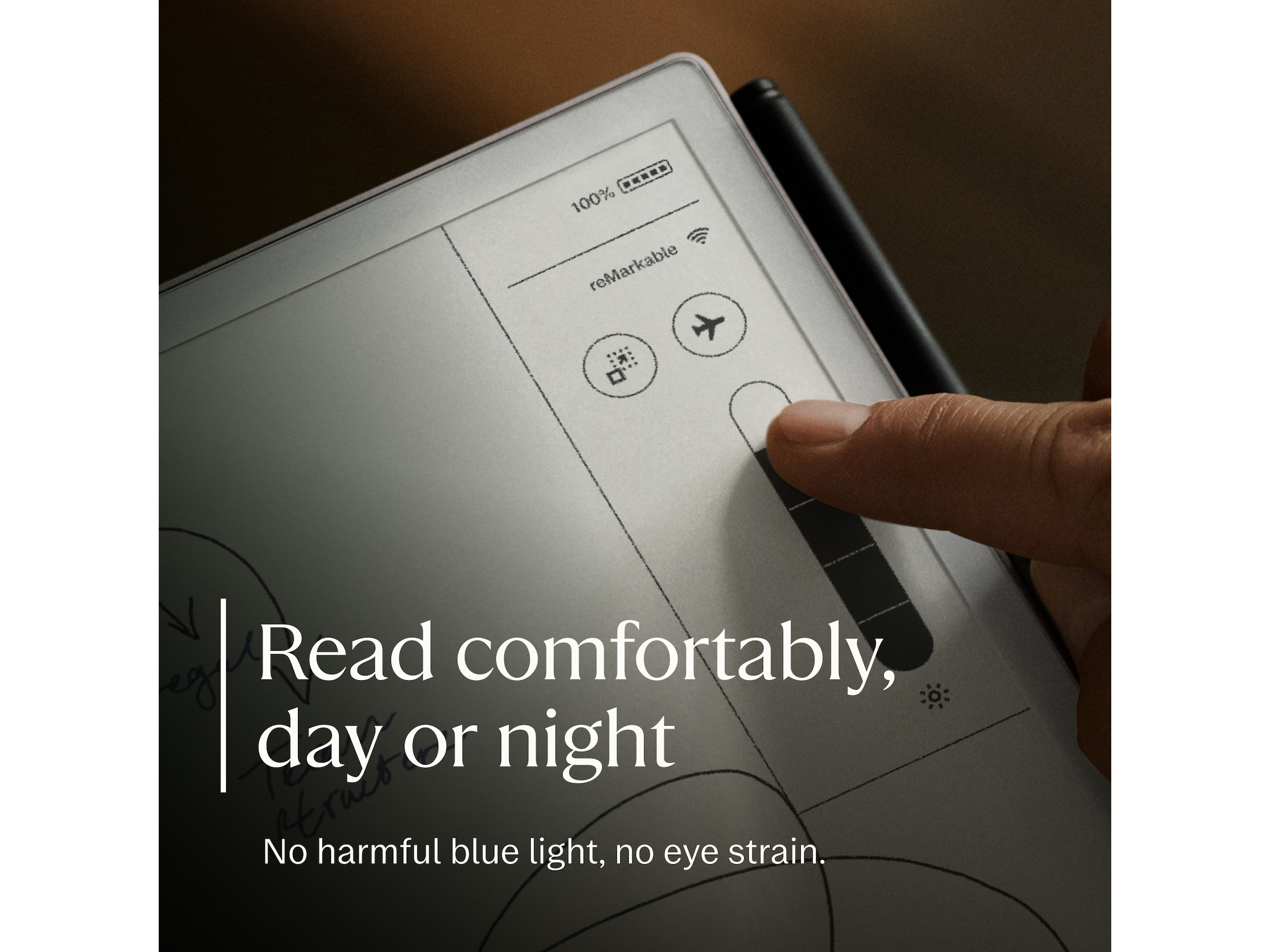 reMarkable Paper Pro Move 7.3" inkl. Marker Plus & Book Folio (basalt) Digitala anteckningsblock