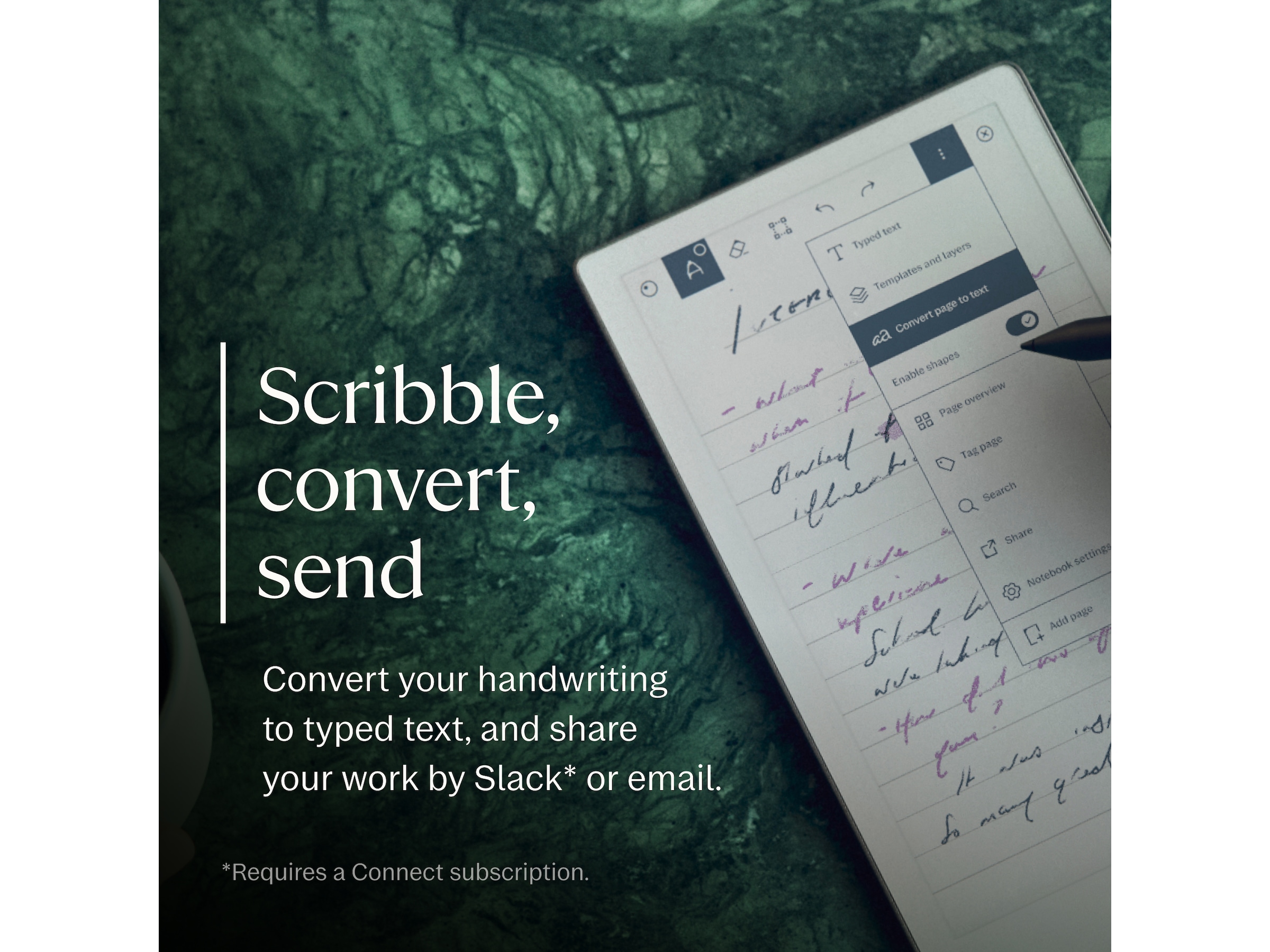 reMarkable Paper Pro Move 7.3" inkl. Marker Plus Digitala anteckningsblock