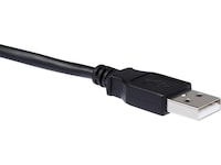 USB-A till USB Micro-B kabel 1m (svart) USB-kablar