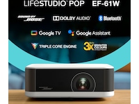 Epson Lifestudio Pop EF-61W bärbar 3LCD projektor (vit) Projektorer