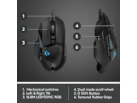 Logitech G502 HERO Gamingmus (svart) Gamingmus