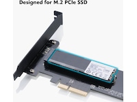 Akasa M.2 SSD to PCIe adapter card Tillbehör