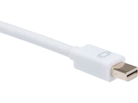 Mini DP till HDMI kabel 2m (vit) Skärmkablar