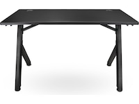 Svive Cygnus Gaming Desk matt svart med grå sömmar Gamingdesk