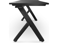 Svive Cygnus Gaming Desk matt svart med grå sömmar Gamingdesk
