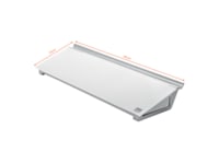 Nobo Memotavla, liggande, ljusande vit Whiteboards
